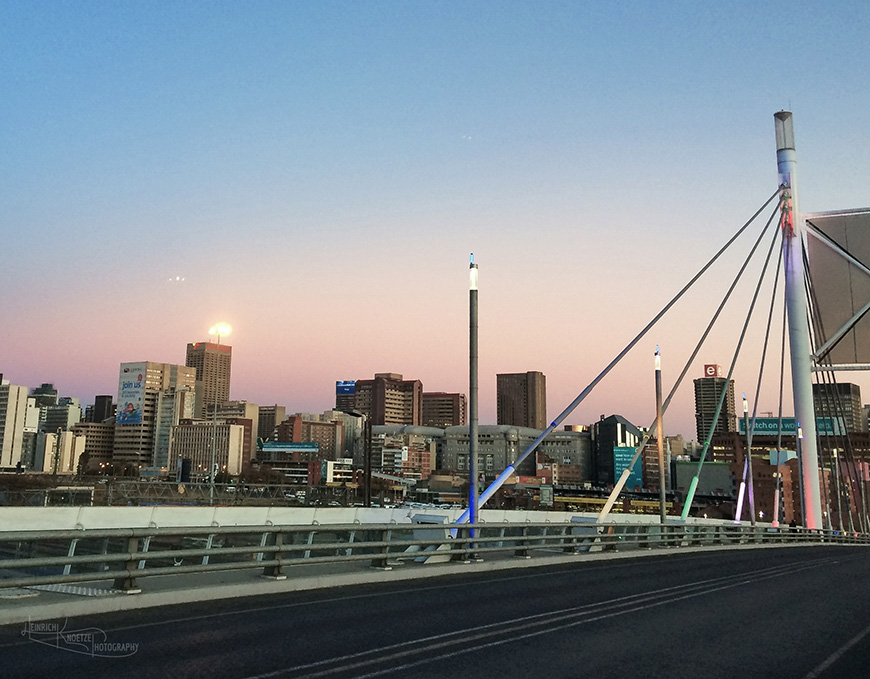 Johannesburg on Nelson Manela Bridge (1 of 1)