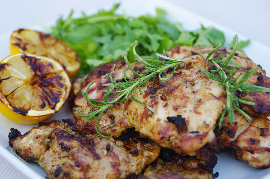 Rosemary Mustard & Citrus Chicken Thighs Melissa Mayo